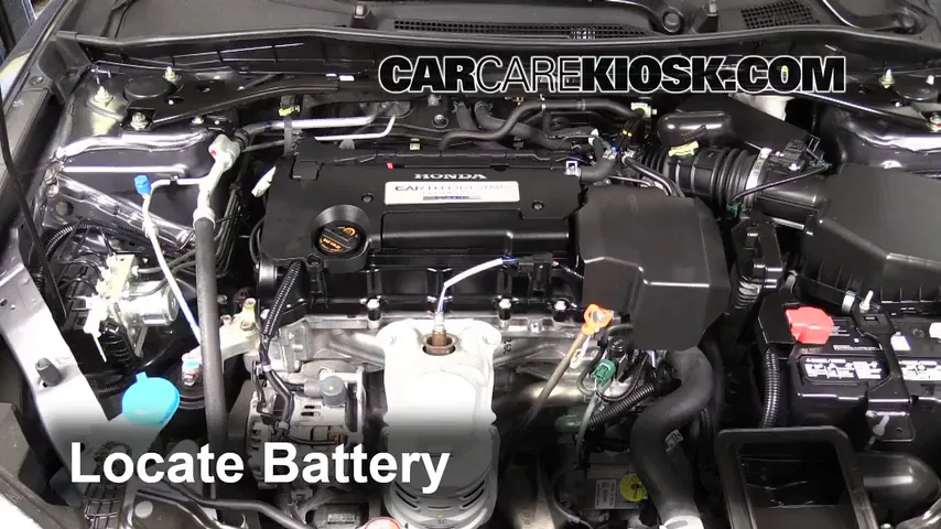 2015 Honda Accord EX-L 2.4L 4 Cyl. Coupe Battery Jumpstart